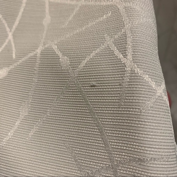 Vintage Mary McFadden Ivory Textured Blazer Rhinestone Buttons Sz 12 - Picture 9 of 11